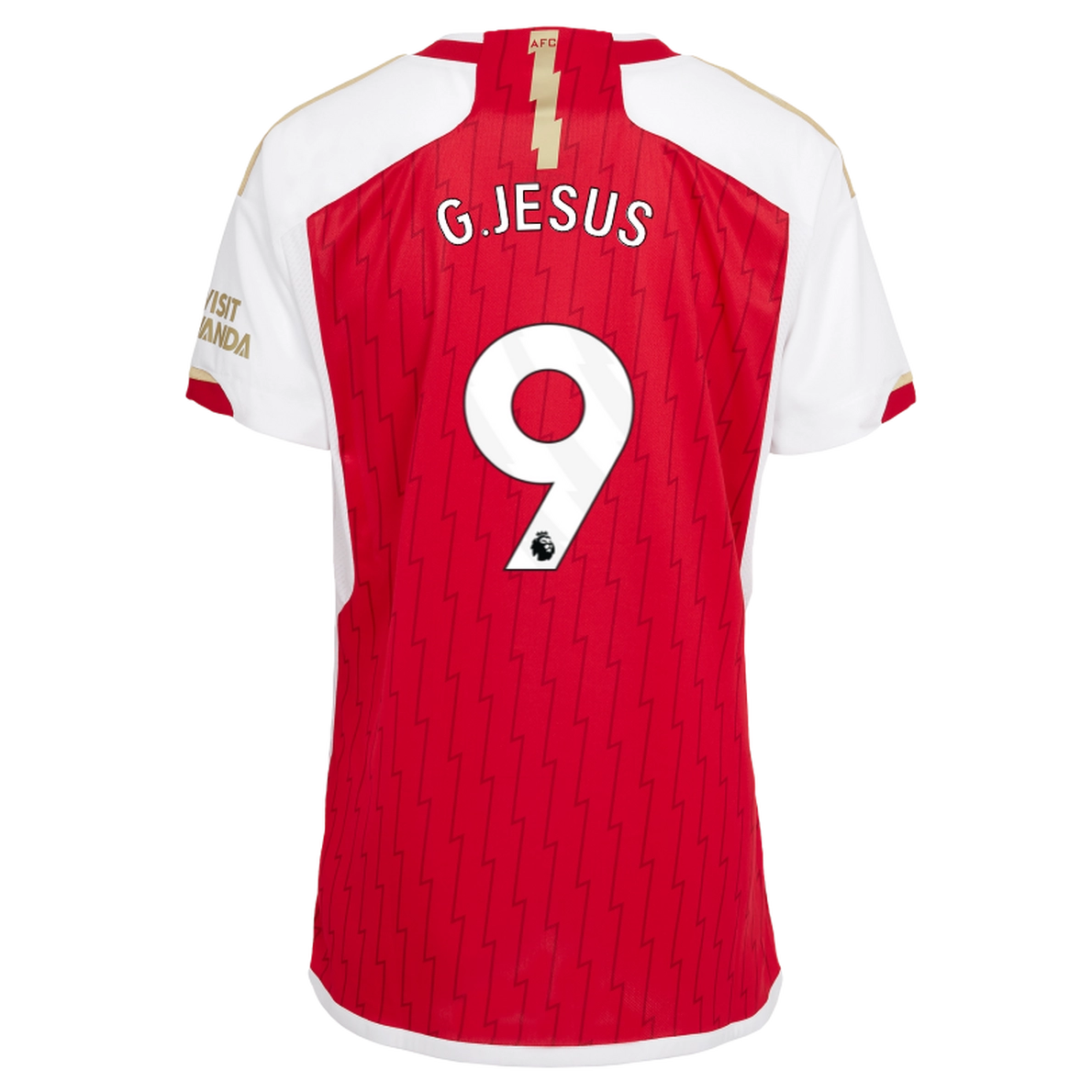 AFC Fussball Shirts Shop - Offizielle arsenal damen 2324 heimtrikot – gabriel jesus AFC FC Shirts und Bekleidung
