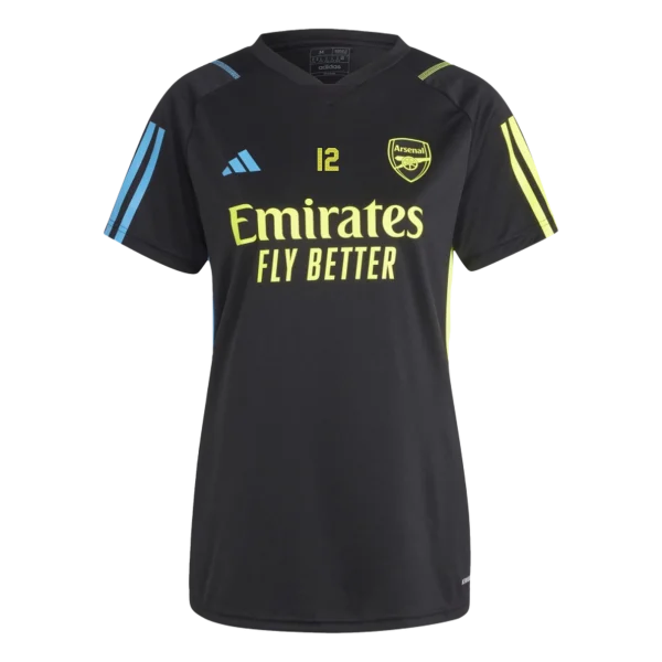 AFC Fussball Shirts Shop - Offizielle arsenal damen 2324 schwarzes trainingsshirt – frida maanum Fußballbekleidung | Alles für Arsenal-Fans AFC FC Shirts und Bekleidung
