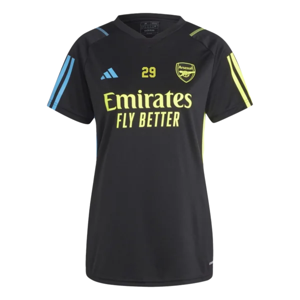 AFC Fussball Shirts Shop - Offizielle arsenal damen 2324 schwarzes trainingstrikot – kai havertz Fußballbekleidung | Alles für Arsenal-Fans AFC FC Shirts und Bekleidung