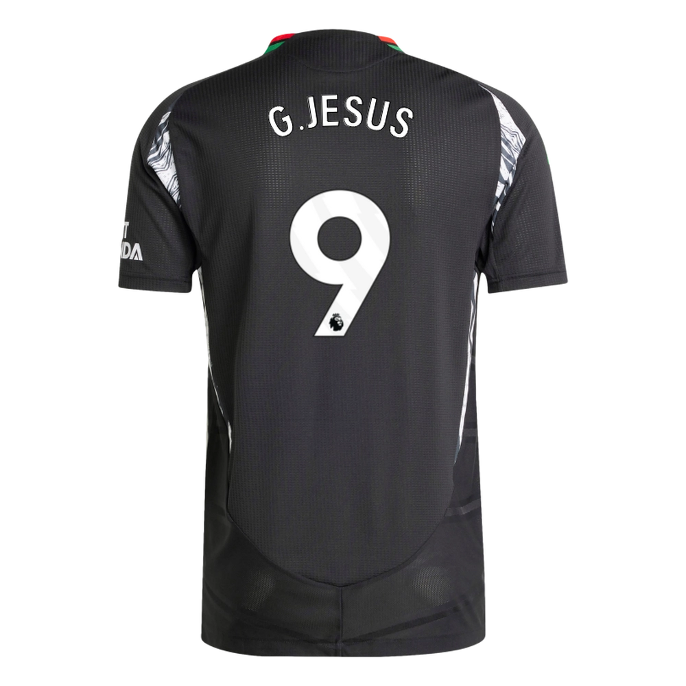 AFC Fussball Shirts Shop - Offizielle arsenal damen adidas 2425 authentic auswärtstrikot – gabriel jesus Fußballbekleidung | Alles für Arsenal-Fans AFC FC Shirts und Bekleidung