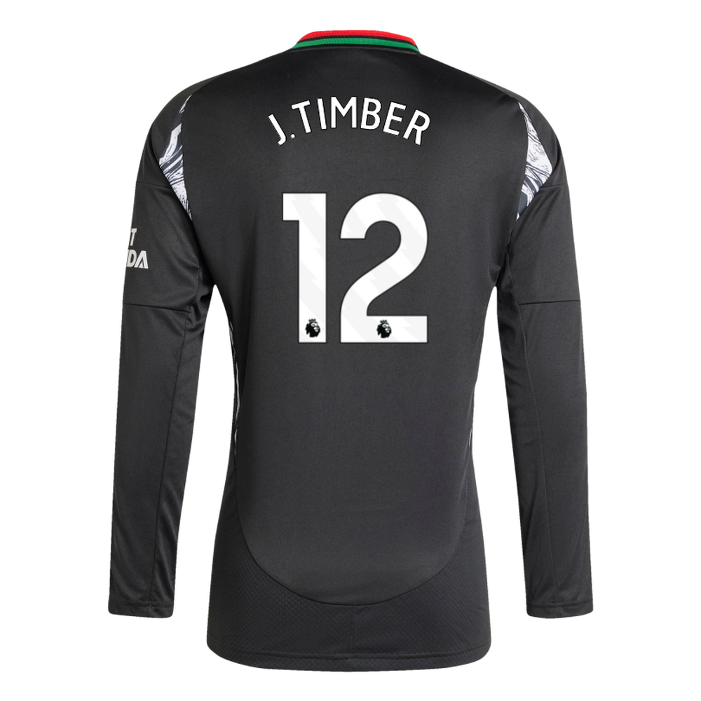 AFC Fussball Shirts Shop - Offizielle arsenal damen adidas 2425 langarm-auswärtstrikot – jurrien timber Fußballbekleidung | Alles für Arsenal-Fans AFC FC Shirts und Bekleidung