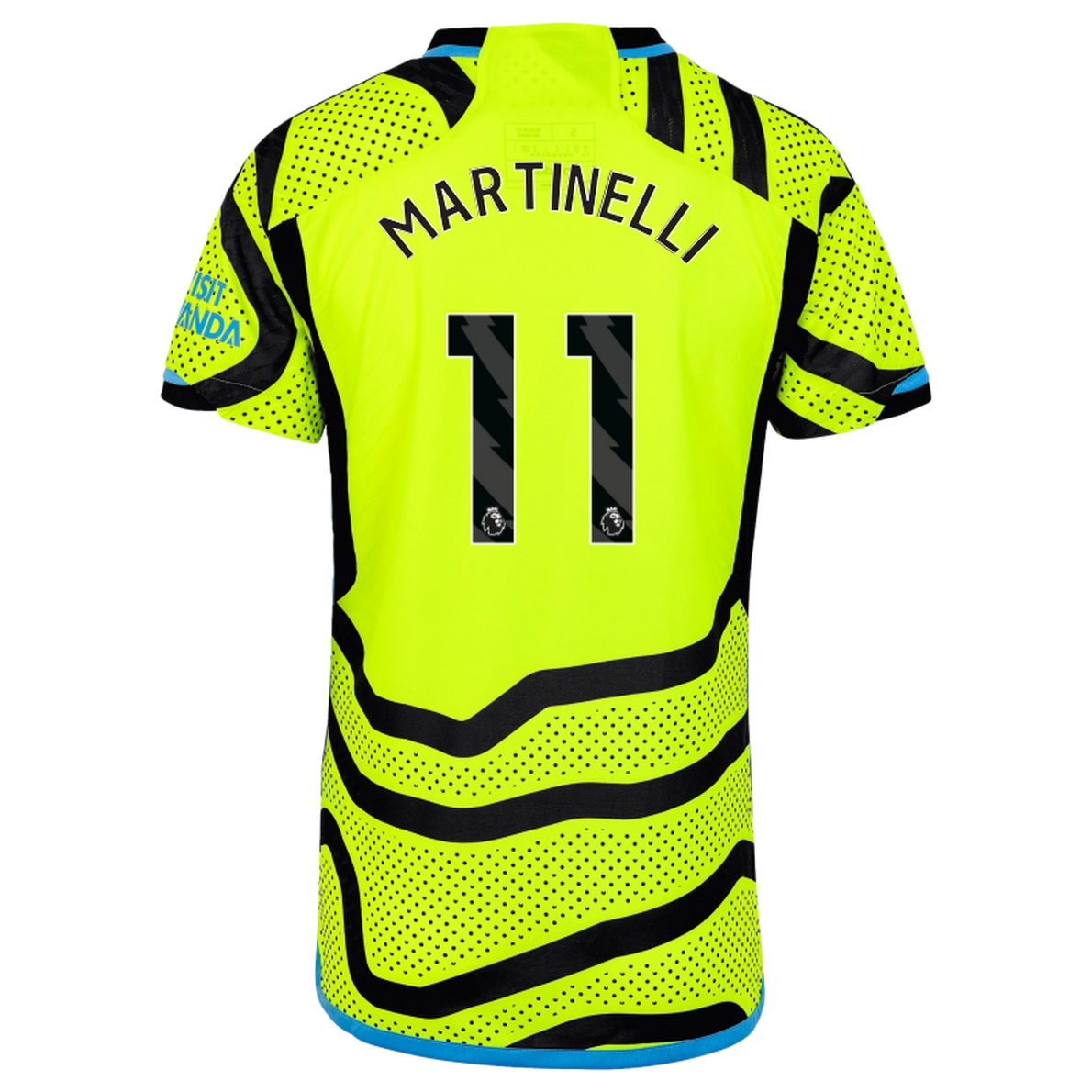 AFC Fussball Shirts Shop - Offizielle arsenal herren 2324 authentisches auswärtstrikot – gabriel martinelli Fußballbekleidung | Alles für Arsenal-Fans AFC FC Shirts und Bekleidung