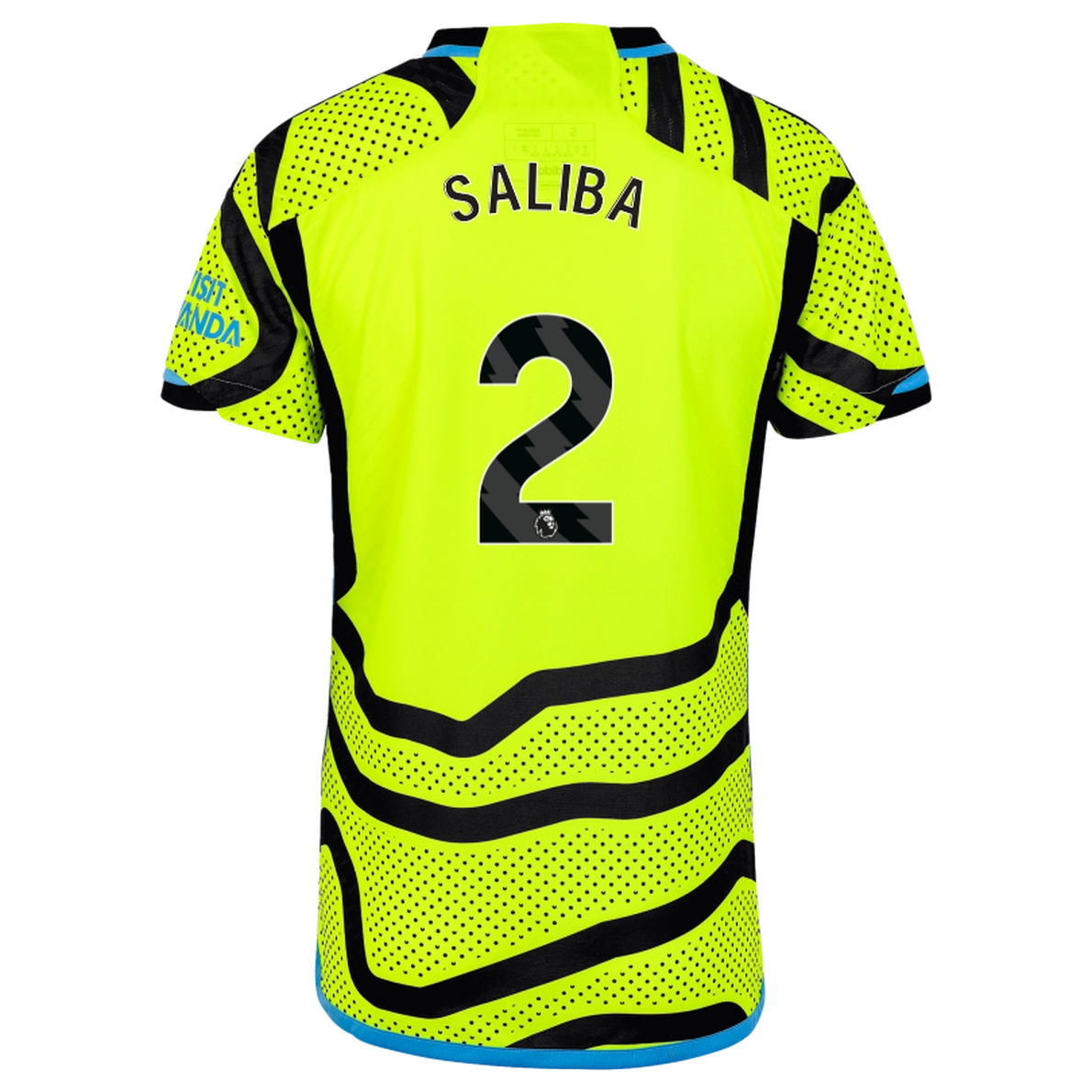 AFC Fussball Shirts Shop - Offizielle arsenal herren 2324 authentisches auswärtstrikot – william saliba Fußballbekleidung | Alles für Arsenal-Fans AFC FC Shirts und Bekleidung