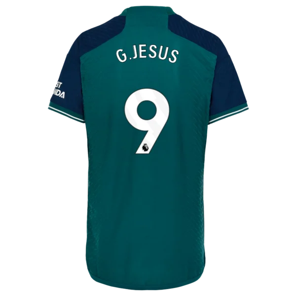 AFC Fussball Shirts Shop - Offizielle arsenal herren 2324 authentisches drittes trikot – gabriel jesus Fußballbekleidung | Alles für Arsenal-Fans AFC FC Shirts und Bekleidung