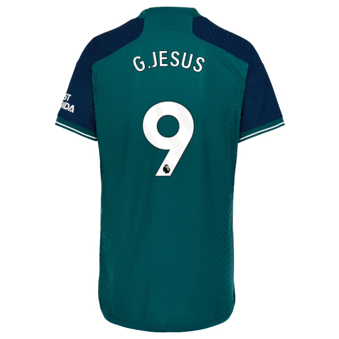 AFC Fussball Shirts Shop - Offizielle arsenal herren 2324 authentisches drittes trikot – gabriel jesus Fußballbekleidung | Alles für Arsenal-Fans AFC FC Shirts und Bekleidung