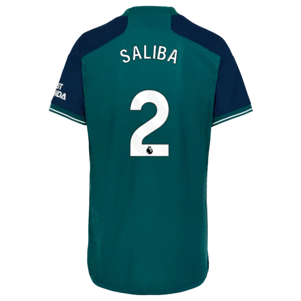 AFC Fussball Shirts Shop - Offizielle arsenal herren 2324 authentisches drittes trikot – william saliba Fußballbekleidung | Alles für Arsenal-Fans AFC FC Shirts und Bekleidung