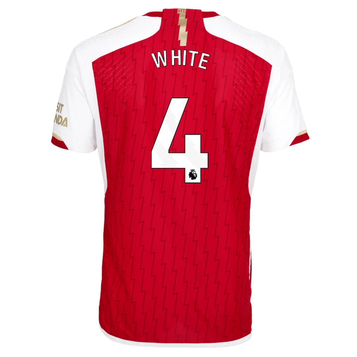 AFC Fussball Shirts Shop - Offizielle arsenal herren 2324 authentisches heimtrikot – ben white Fußballbekleidung | Alles für Arsenal-Fans AFC FC Shirts und Bekleidung