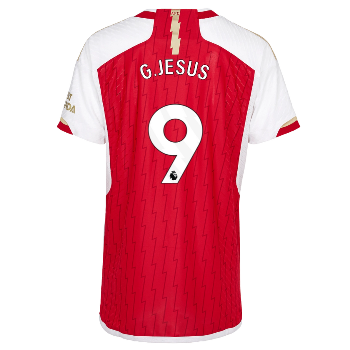 AFC Fussball Shirts Shop - Offizielle arsenal herren 2324 authentisches heimtrikot – gabriel jesus Fußballbekleidung | Alles für Arsenal-Fans AFC FC Shirts und Bekleidung