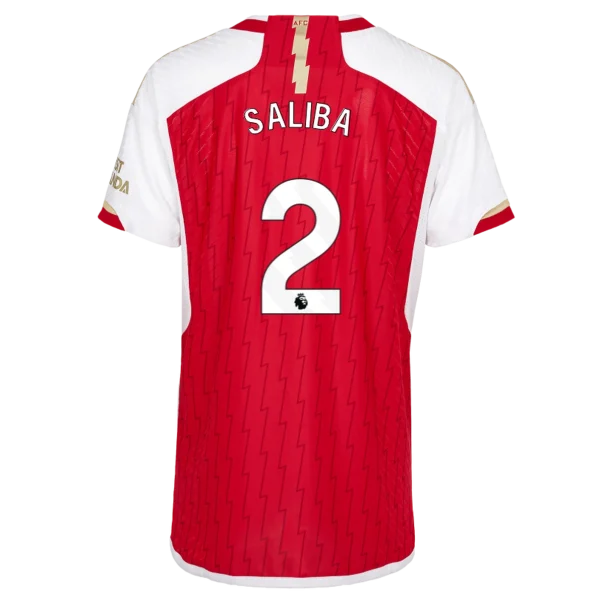 AFC Fussball Shirts Shop - Offizielle arsenal herren 2324 authentisches heimtrikot – william saliba Fußballbekleidung | Alles für Arsenal-Fans AFC FC Shirts und Bekleidung