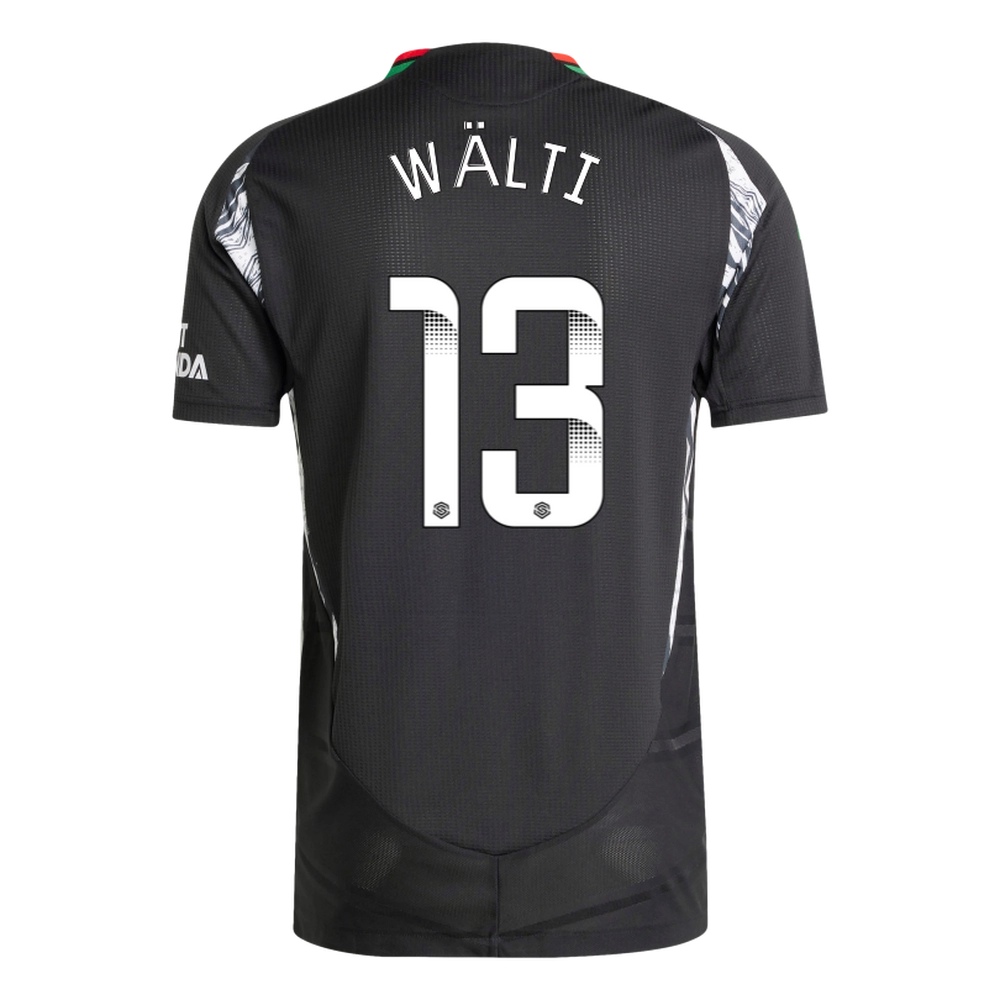 AFC Fussball Shirts Shop - Offizielle arsenal herren adidas 2425 authentic auswärtstrikot – lia wälti Fußballbekleidung | Alles für Arsenal-Fans AFC FC Shirts und Bekleidung