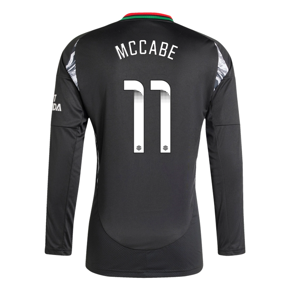 AFC Fussball Shirts Shop - Offizielle arsenal herren adidas 2425 langarm-auswärtstrikot – katie mccabe Fußballbekleidung | Alles für Arsenal-Fans AFC FC Shirts und Bekleidung