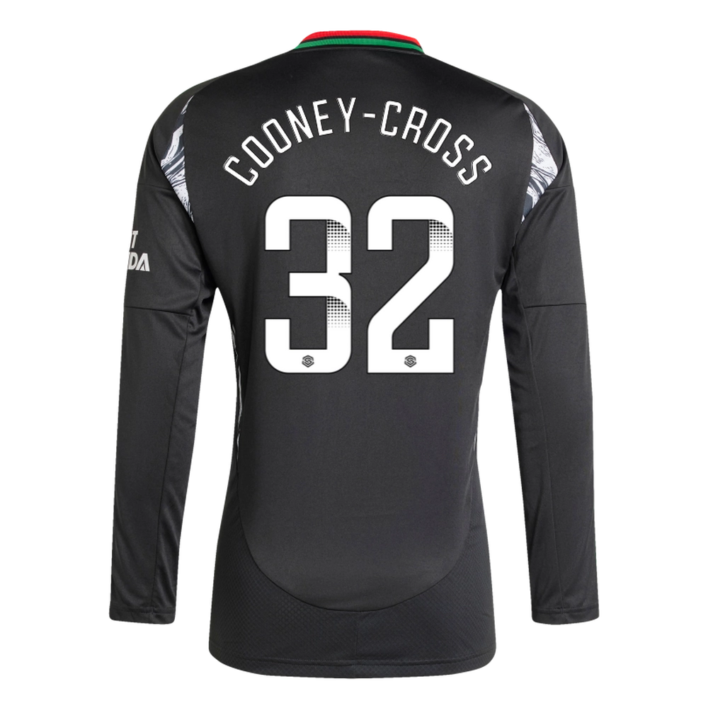 AFC Fussball Shirts Shop - Offizielle arsenal herren adidas 2425 langarm-auswärtstrikot – kyra cooney-cross Fußballbekleidung | Alles für Arsenal-Fans AFC FC Shirts und Bekleidung