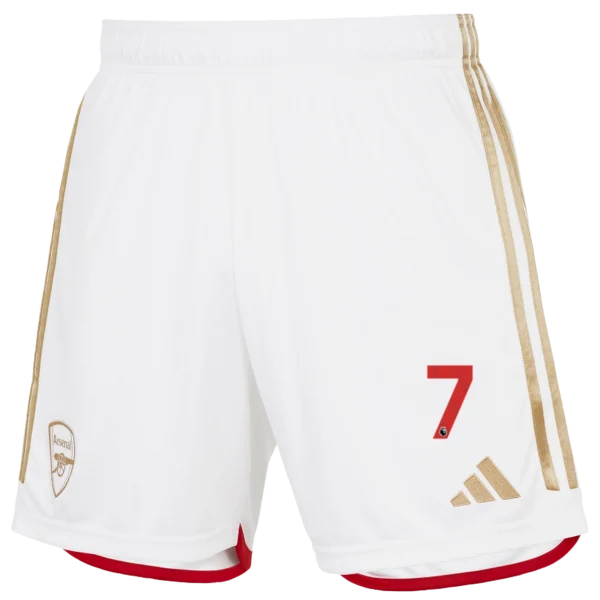 AFC Fussball Shirts Shop - Offizielle arsenal junior 2324 heimshorts – bukayo saka Fußballbekleidung | Alles für Arsenal-Fans AFC FC Shirts und Bekleidung