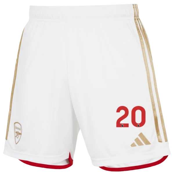 AFC Fussball Shirts Shop - Offizielle arsenal junior 2324 heimshorts – jorginho Fußballbekleidung | Alles für Arsenal-Fans AFC FC Shirts und Bekleidung
