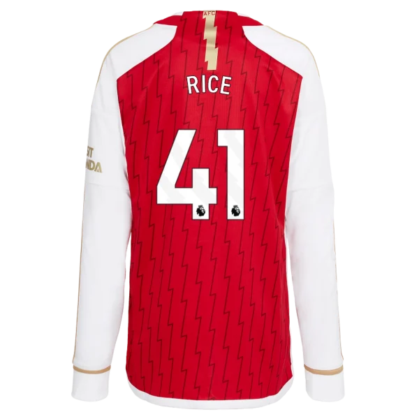 AFC Fussball Shirts Shop - Offizielle arsenal junior 2324 langärmliges heimtrikot – declan rice Fußballbekleidung | Alles für Arsenal-Fans AFC FC Shirts und Bekleidung