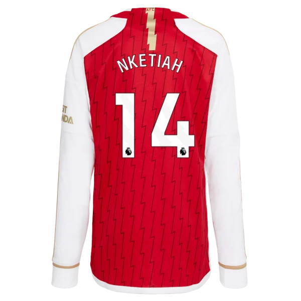 AFC Fussball Shirts Shop - Offizielle arsenal junior 2324 langärmliges heimtrikot – eddie nketiah Fußballbekleidung | Alles für Arsenal-Fans AFC FC Shirts und Bekleidung